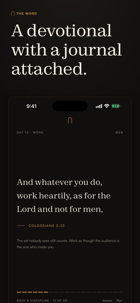 A devotional with a journal attached.